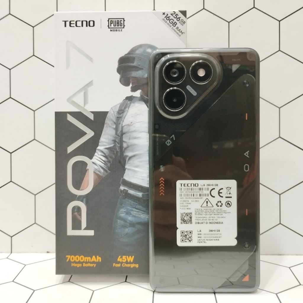 TECNO POVA 7 8/256GB HP SECOND FULLSET