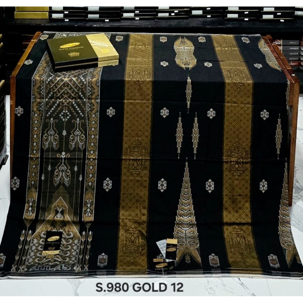 Sarung atlas super premium gold 980,975,955,945 Original