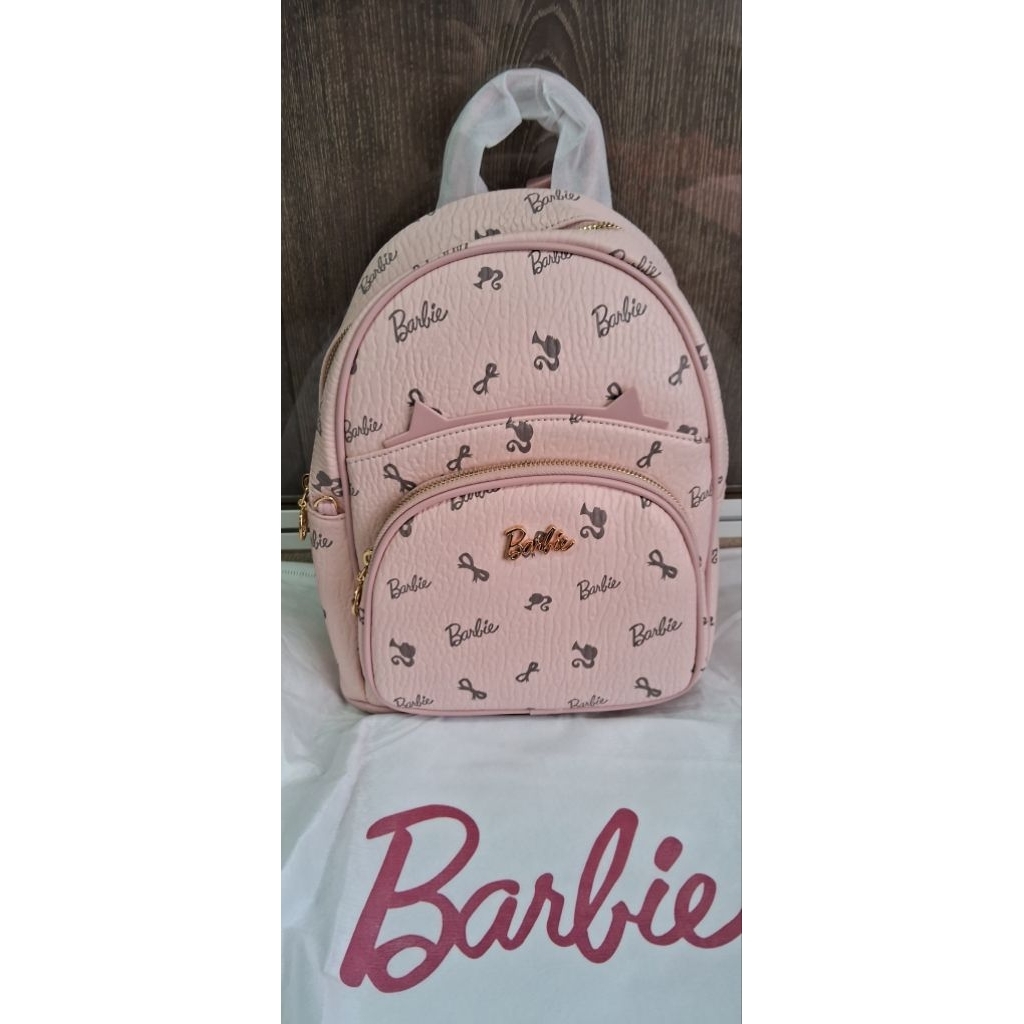 tas ransel barbie pink