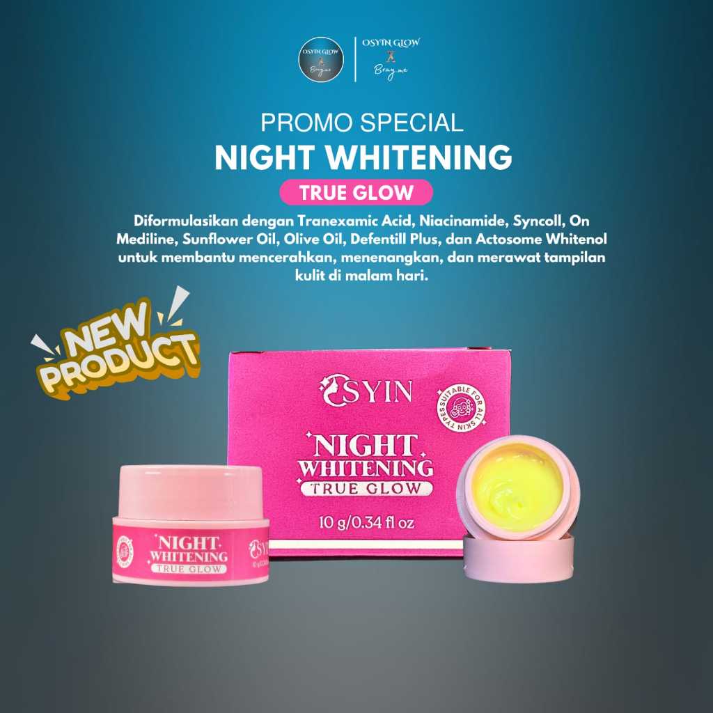 Osyin Glow Night Whitening True Glow (10gr)