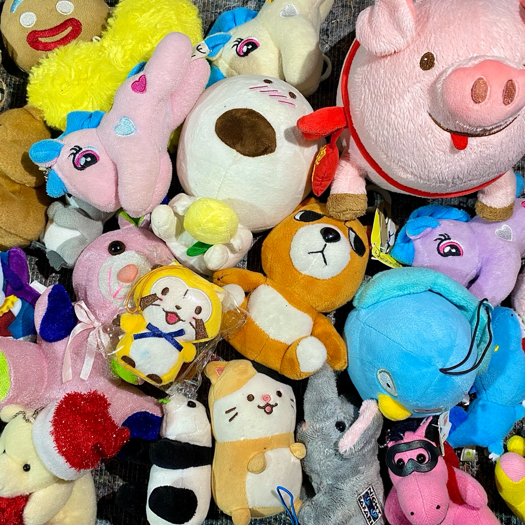 Boneka gantungan kunci / ganci / bag charm lucu preloved