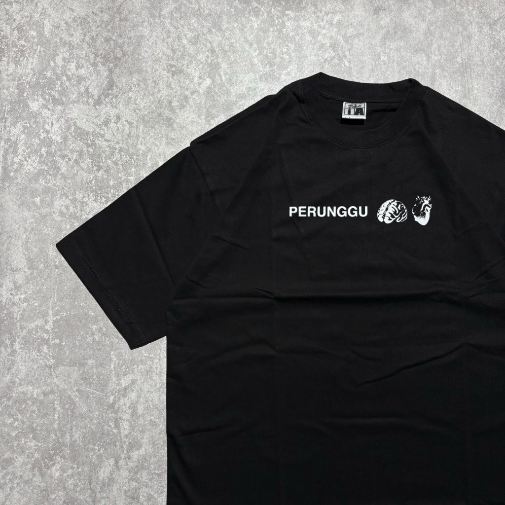 Tshirt Perunggu - “AKAL DAN HATI NURANI” (HITAM)