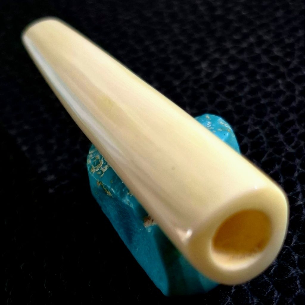 BARU, BELAHAN CALING, 7,7 cm, CRYSTAL, Dim 1,5 x 1,4 cm, SEMI BULAT, Pipa Multi Krtk, BAHAN BENING M