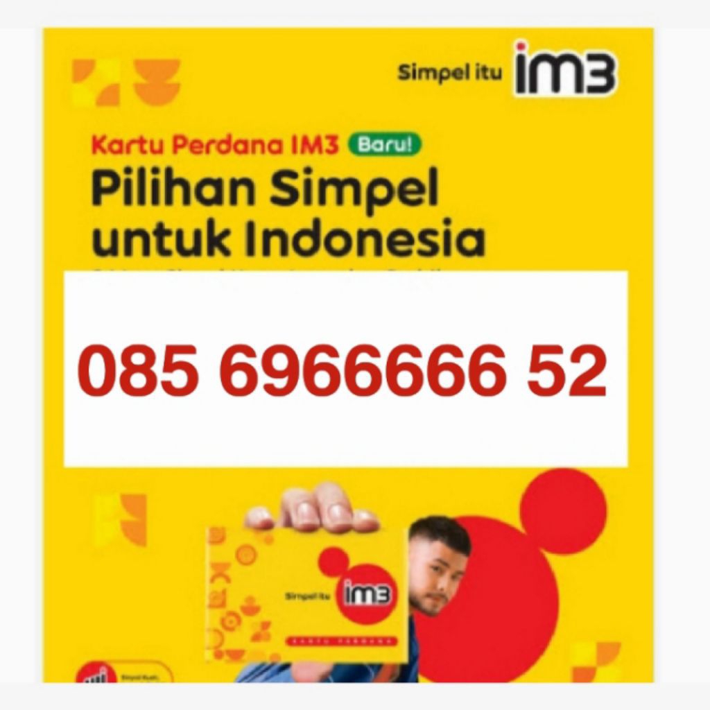 nomor cantik Indosat elegan angka 66666