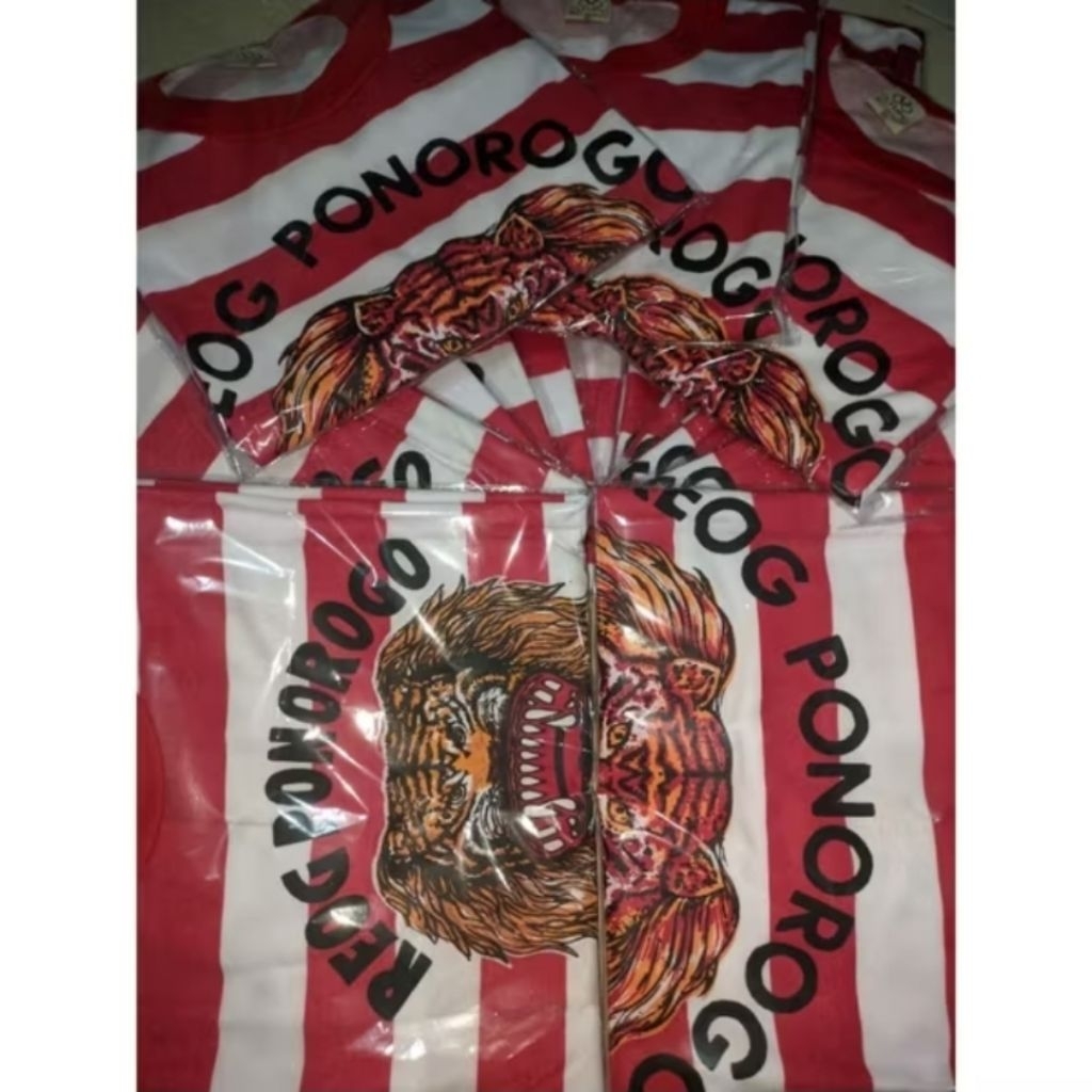 KAOS LURIK MERAH PUTIH REOG PONOROGO ANAK-ANAK / DEWASA