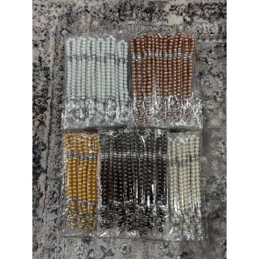 12 pcs Tasbih Mutiara 33 Tasbih Mutiara Lusinan Tasbih Mutiara 33 Harga Grosir