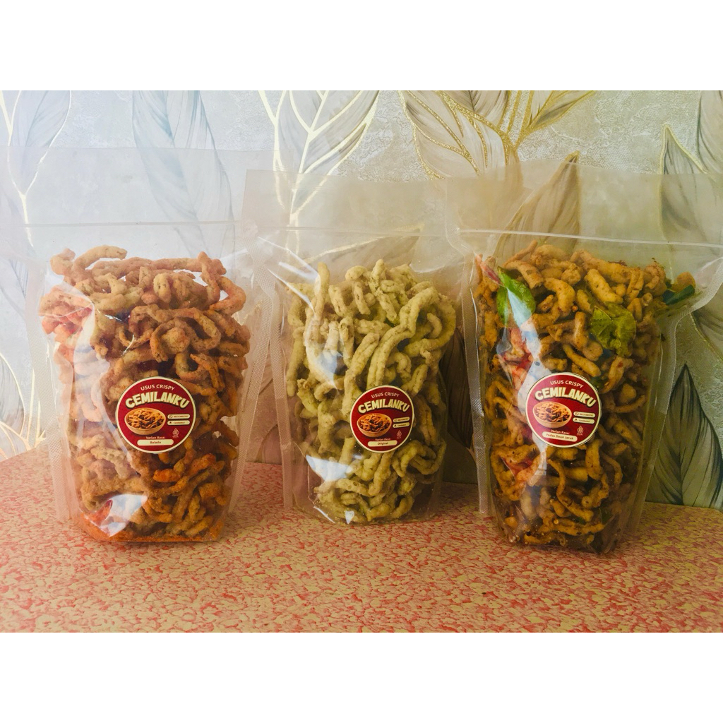 Cemilan Usus Krispy Renyah 1/2 Kg