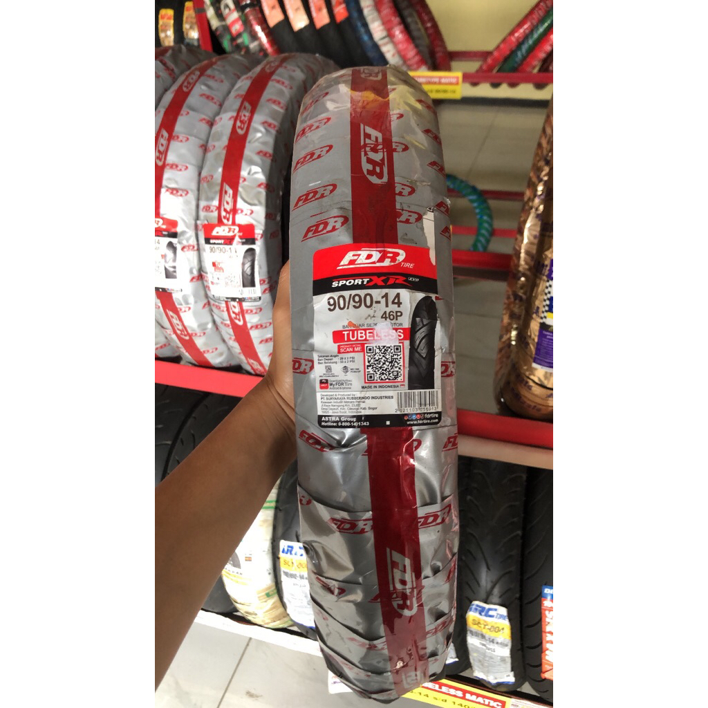 Ban tubeless fdr sport xr 80/90-14, 90/90-14