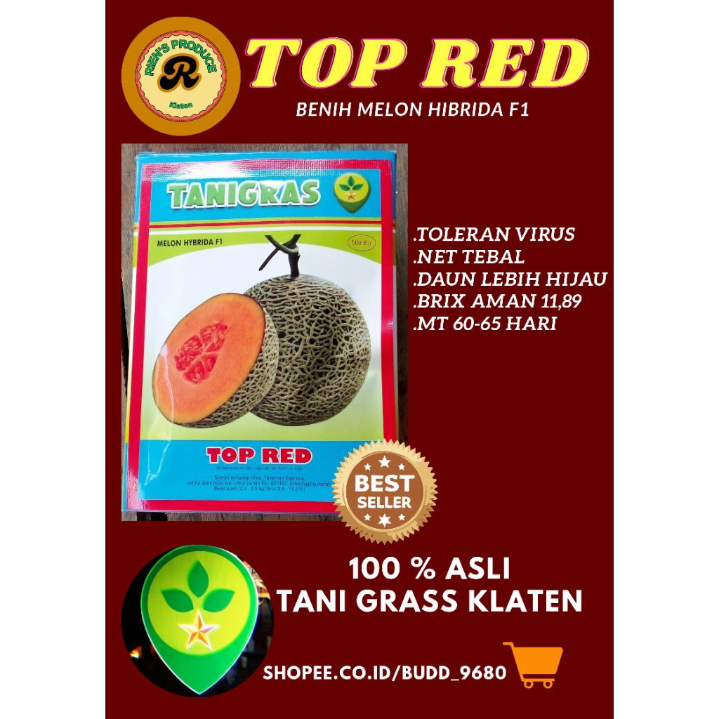 BenihMelonTopRed