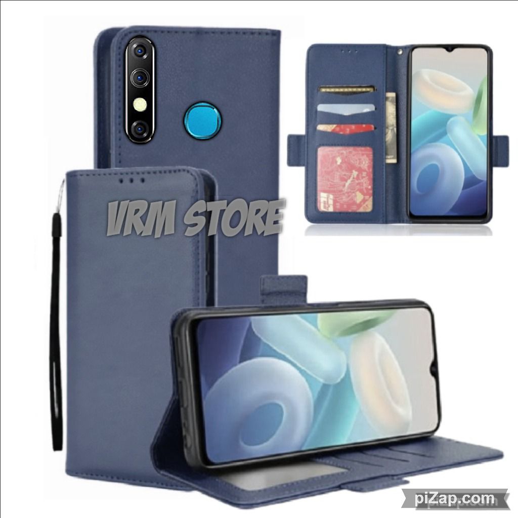 Case Dompet Hp Infinix Hot 8 Case Dompet Casing Hp Flip Kulit Case Wallet Leather Cover