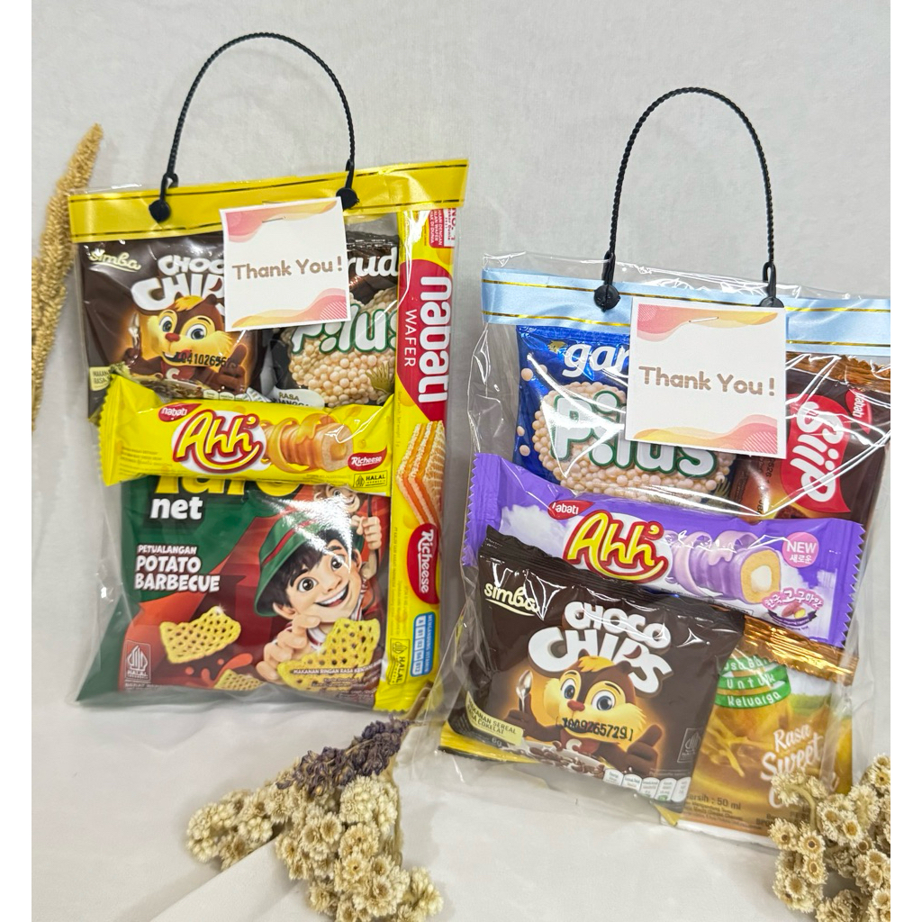 bingkisan paket bingkisan snack ultah hampers ulang tahun anak MINIMAL ORDER 10 PCS