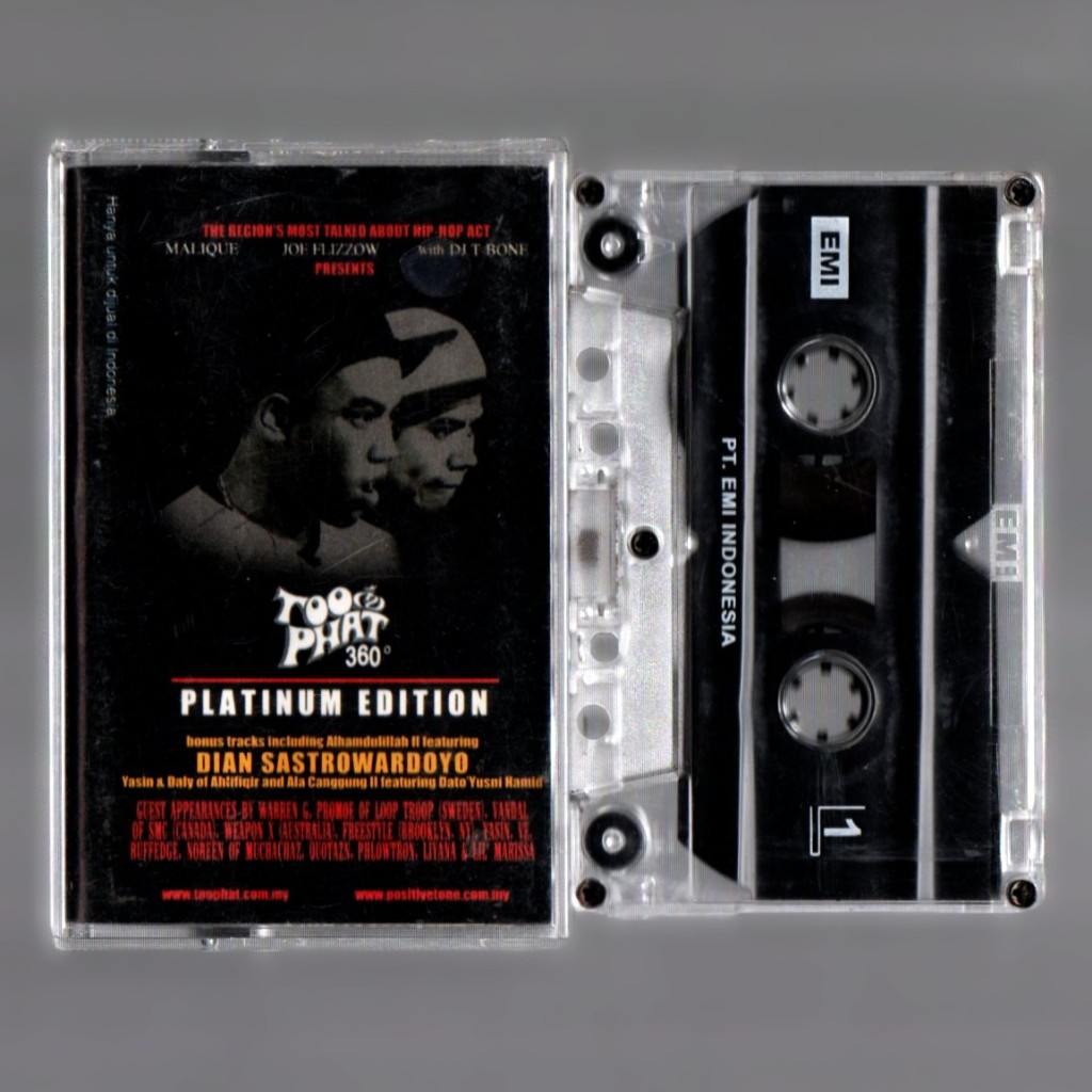 Kaset Pita Hip Hop Malaysia - Too Phat // 360 Degrees (Platinum Edition) - Tape Tested