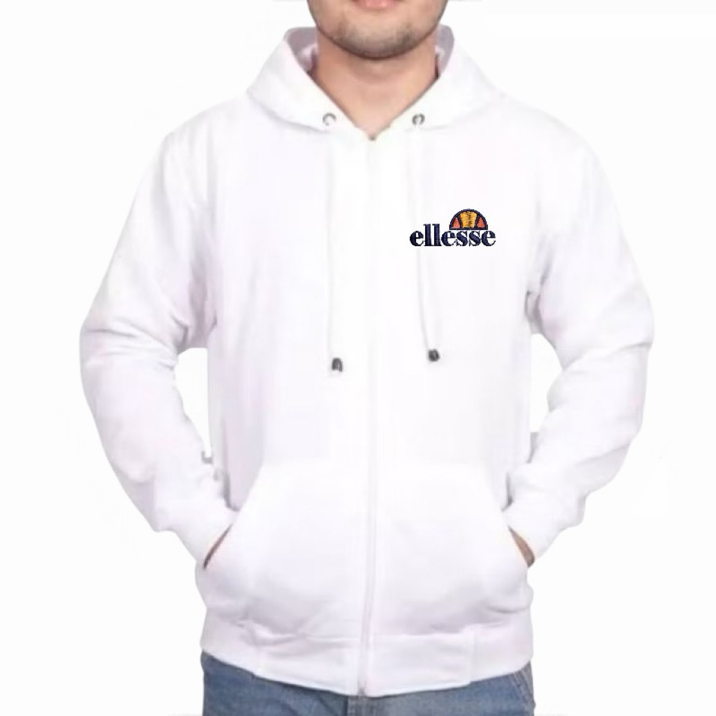 switer hodie logo bordir ellese pria dan wanita