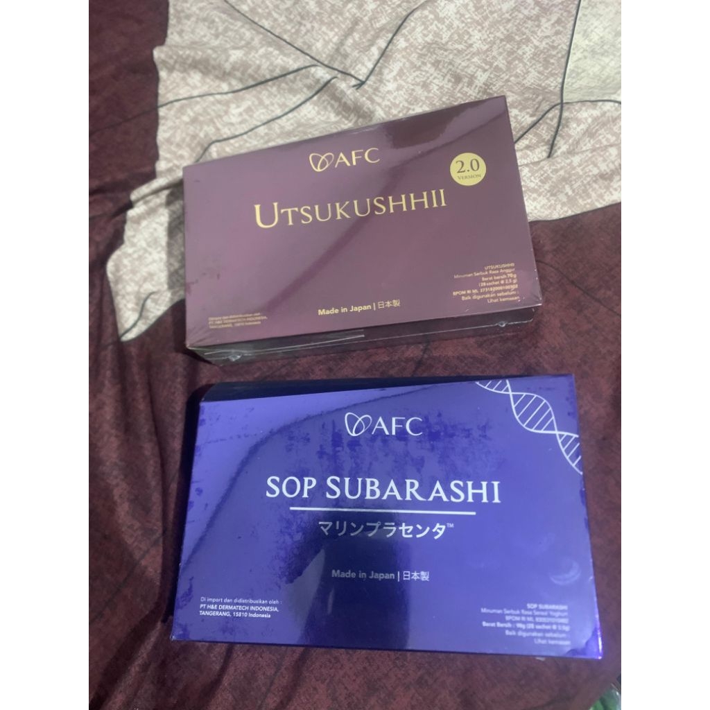 JUAL RUGI | AFC ORIGINAL | SOP SUBARASHII & UTSUKUSHII