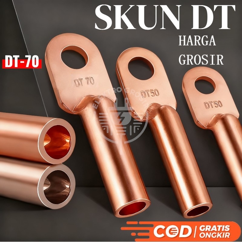 [HARGA-GROSIR]  Terminal Skun DT Tembaga 70mm DT-70