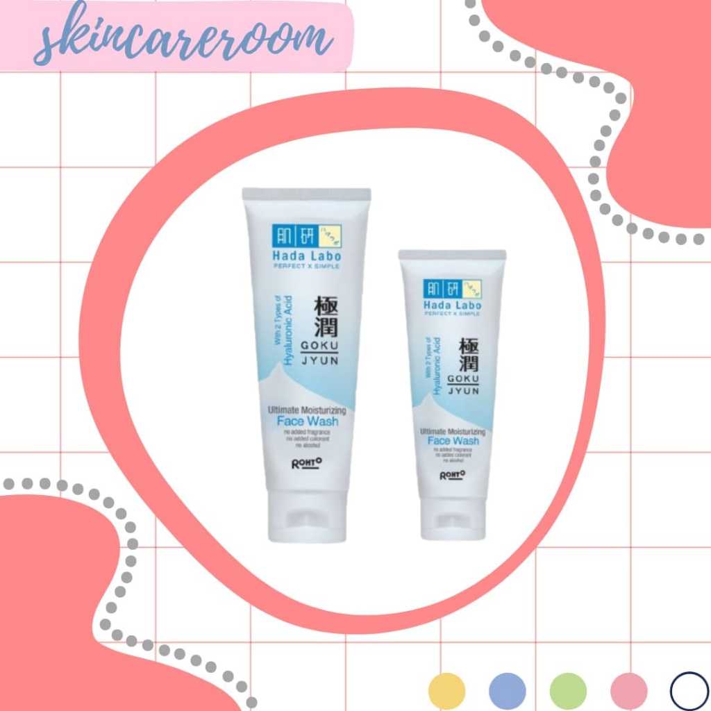 HADALABO Gokujyun Moistrurising Face Wash Cuci muka hada labo