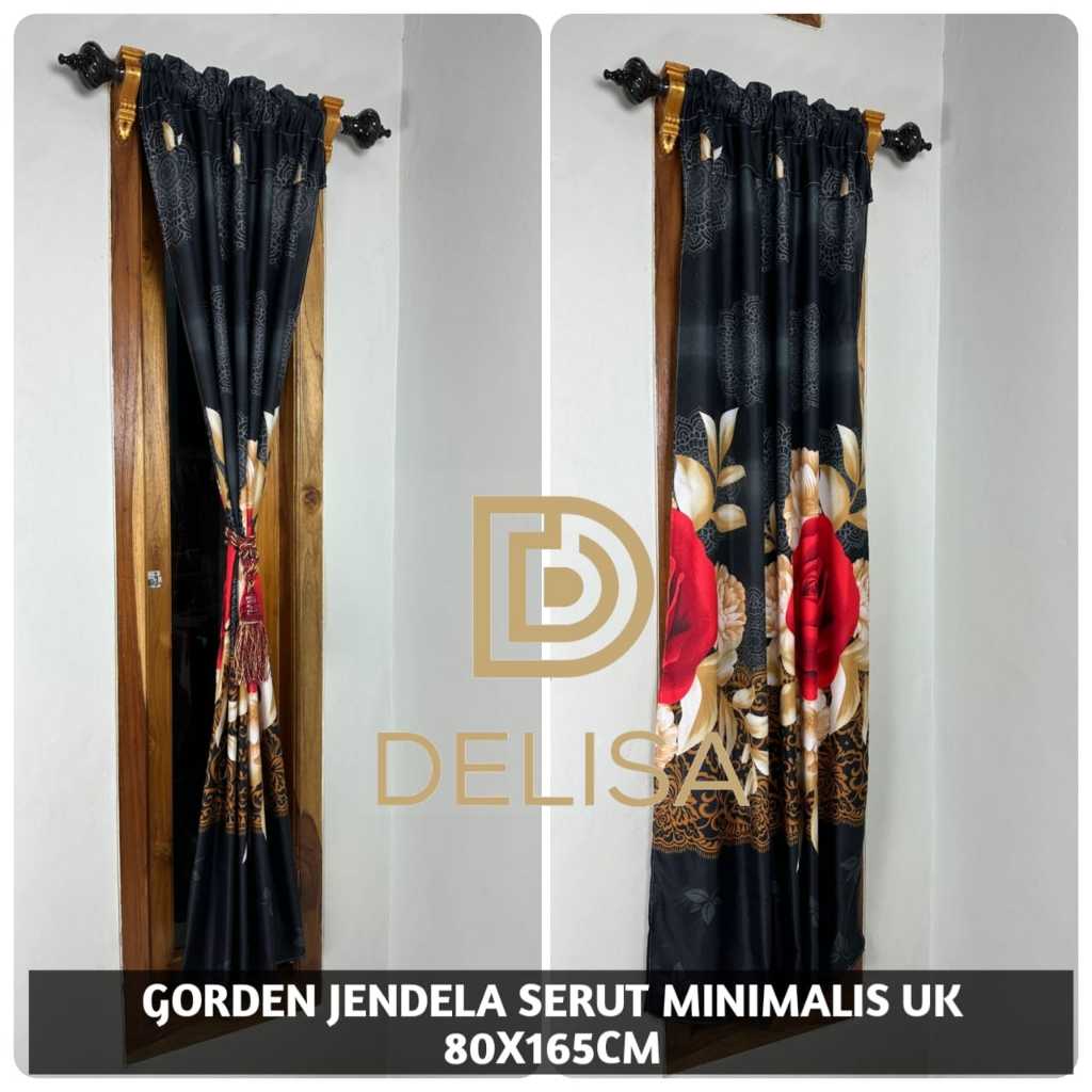 GORDEN JENDELA UKURAN 80CM X 165CM MODEL SERUT