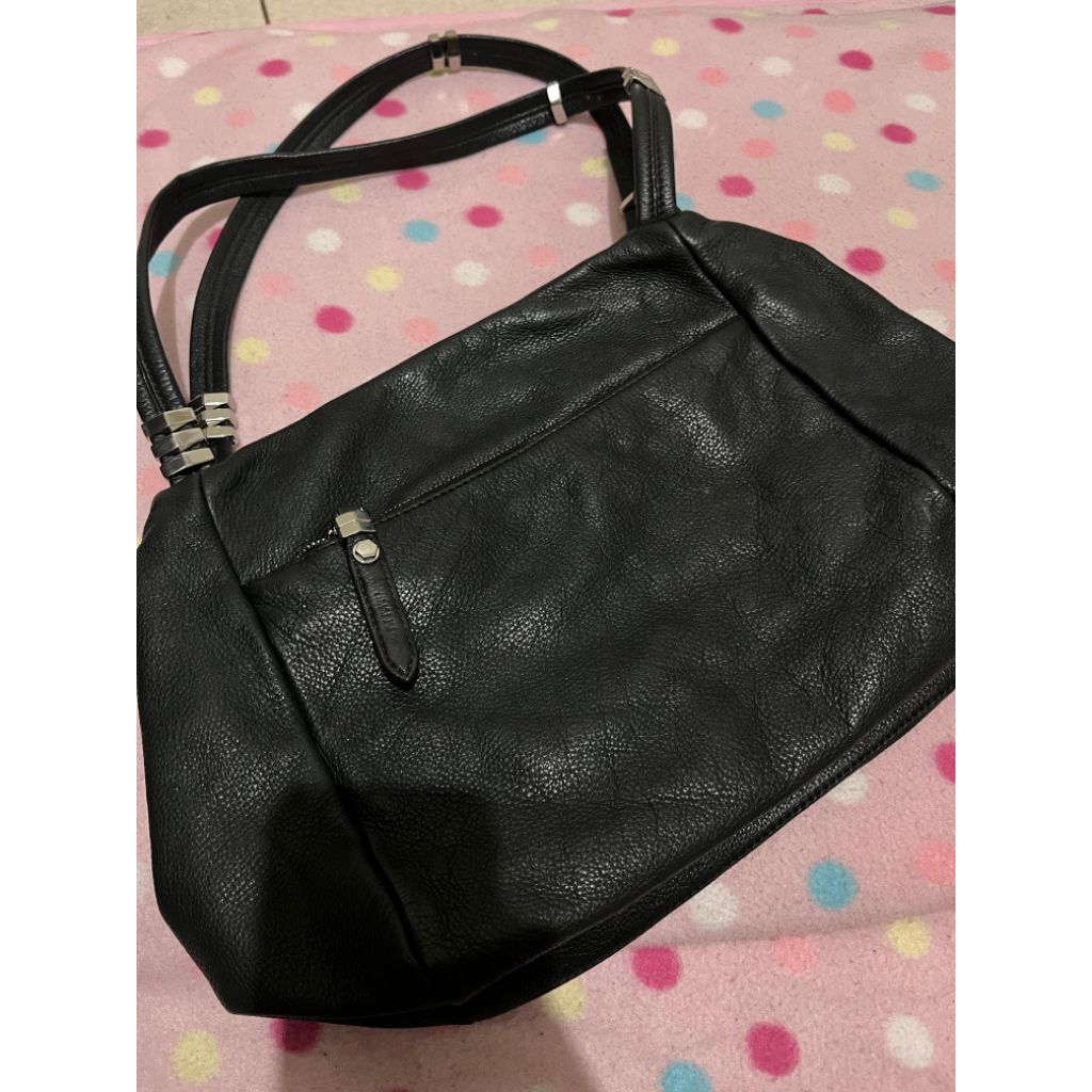 Preloved Tas ORYANY leather handbag hitam