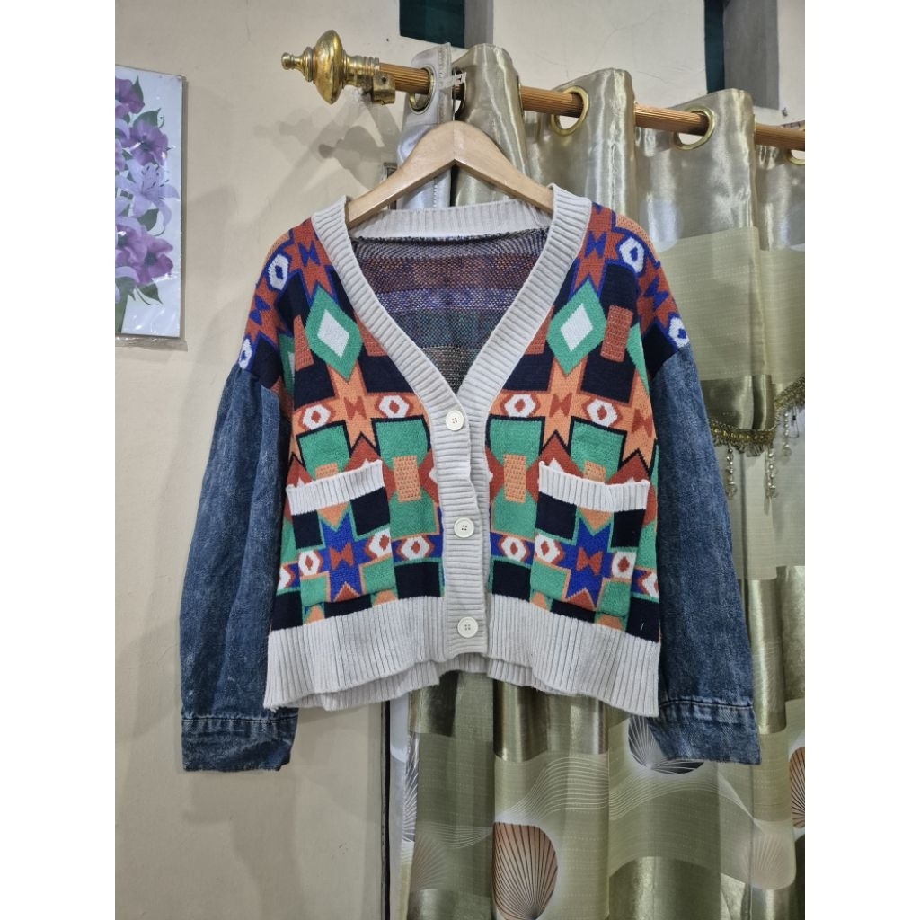 Cardigan Motif,Kepang GU, Brand UNIQLO, ZaRa dll