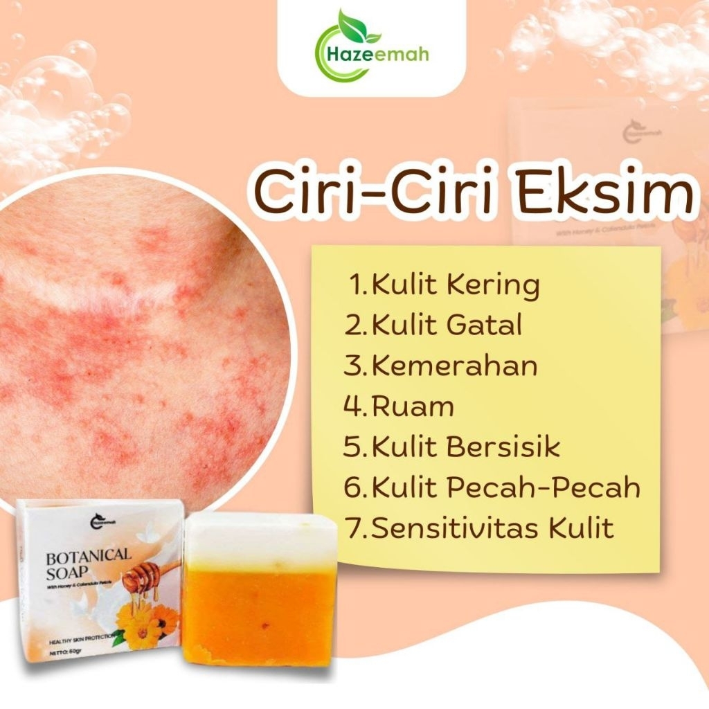 Botanical Soap Sabun Eksim, Scabies Cocok kulit sensitif | 50% Madu Multifora