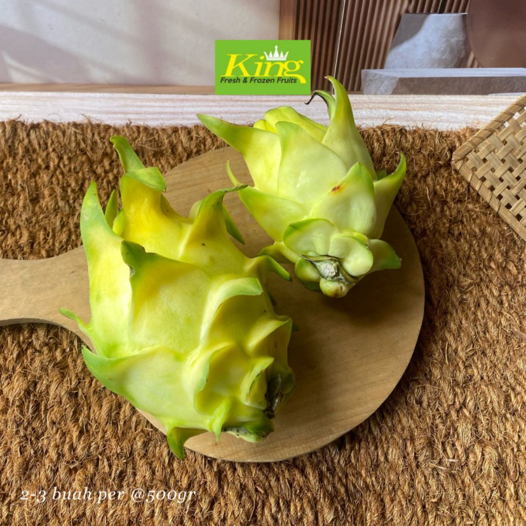Buah naga kuning 500 gram segar