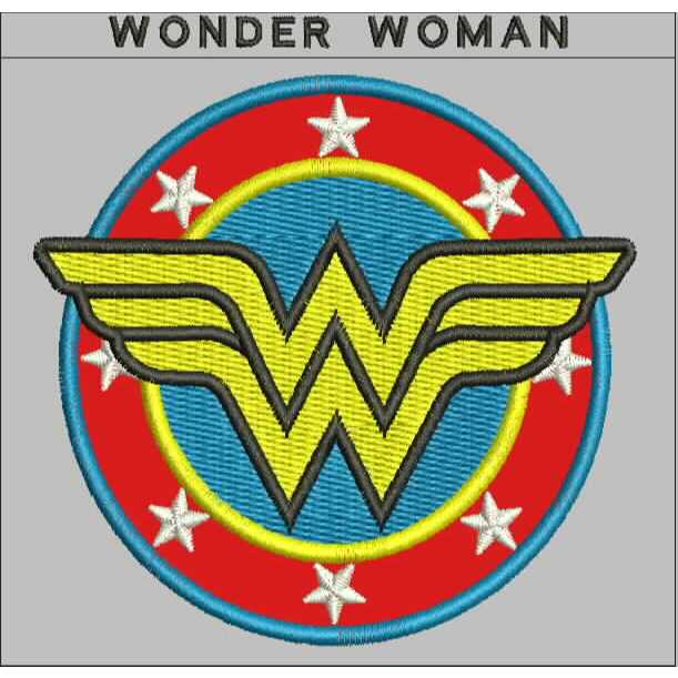 EMBLEM PATCH READY WONDER WOMAN BORDIR KOMPUTER - CBI