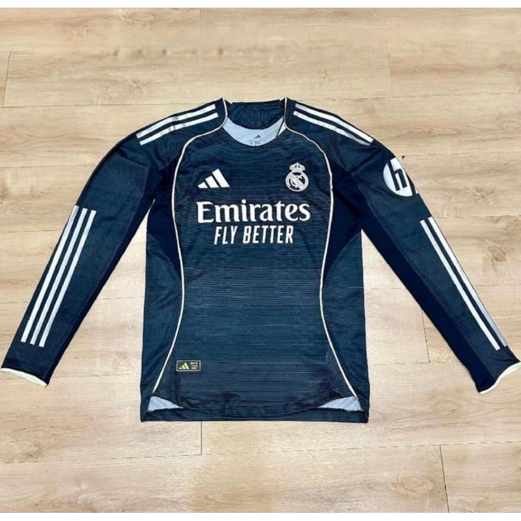Jersey Kaos Baju Sepak Bola Madrid Home Away 3rd Third Longsleeve Long Sleeve Lengan Tangan Panjang 