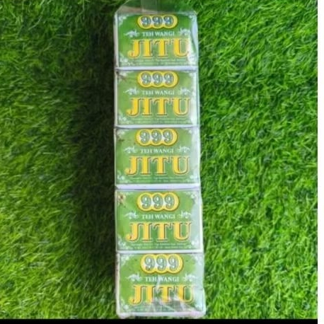 TEH TABUR JITU 999 HIJAU 45 gr  (1 SLOP = 10 pcs) FREE ONGKIR