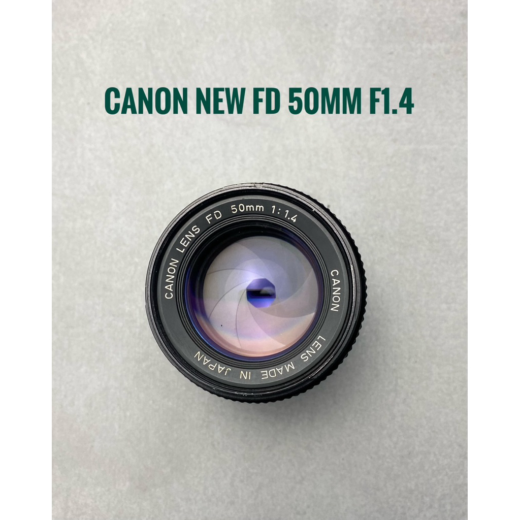 Canon New FD 50mm f1.4 mount FD