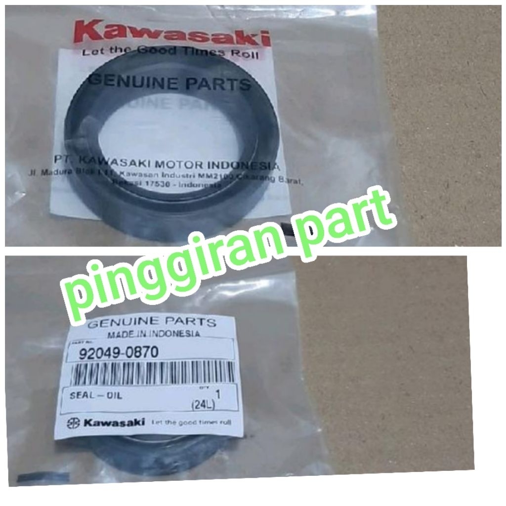 seal shock depan KLX 230R klx230R sepasang original
