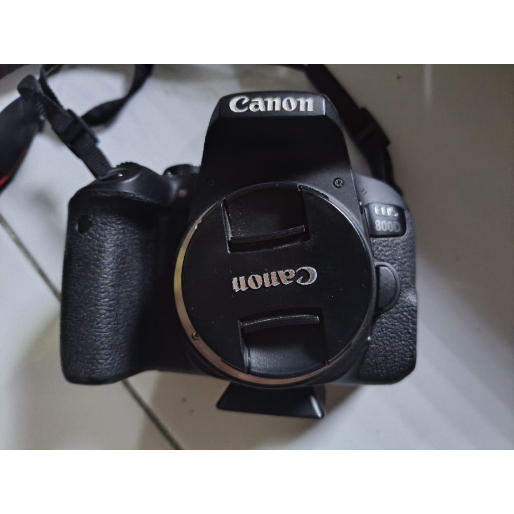 canon 800d second mulus + lensa kit 18-55 mm