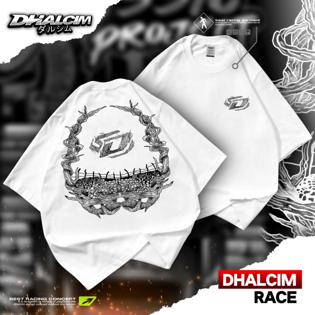 KAOS DISTRO LOGO DHALCIM HOROR FUL COTTON 24S, KAOS DHALCIM LOGO HOROR, KAOS LOGO HOROR DHALCIM, KAO