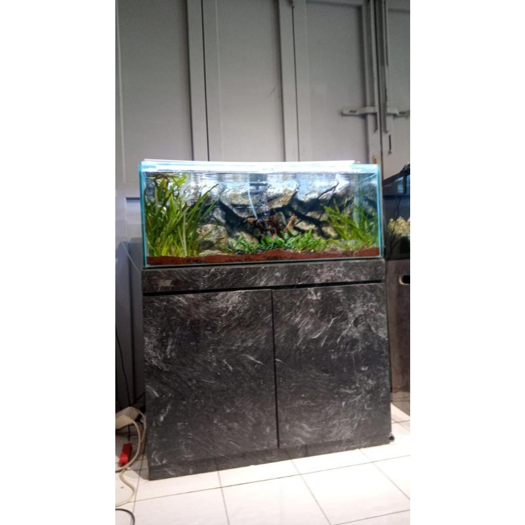 Aquarium Kabinet Custom | Kaca Asahi Lokal Terbaik | Full Set & Kabinet