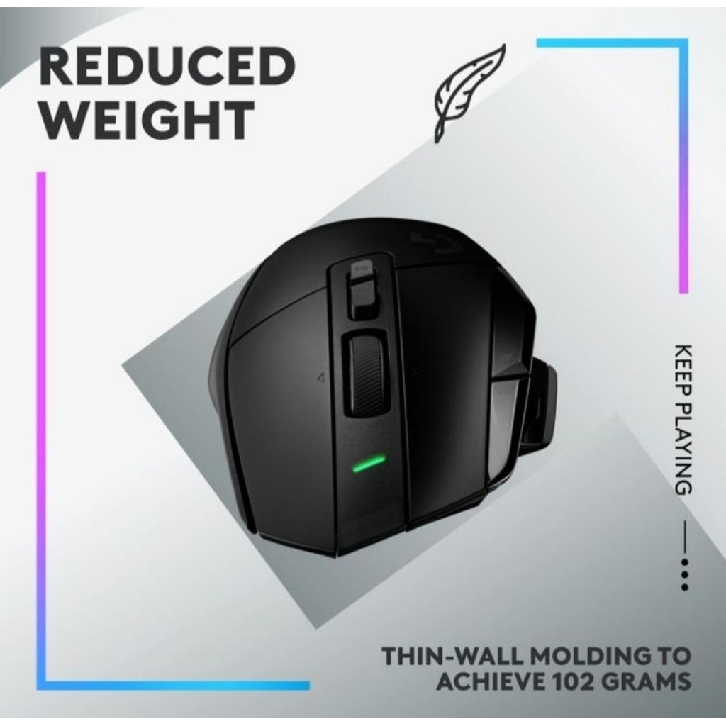 Mouse Gaming Logitech G502X Plus Wireless RGB HERO 25K DPI - G502 X