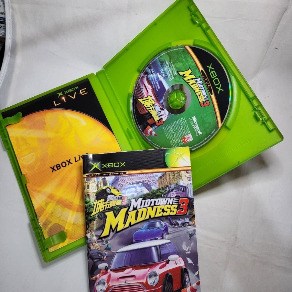 cd game xbox classic midtown madness 3