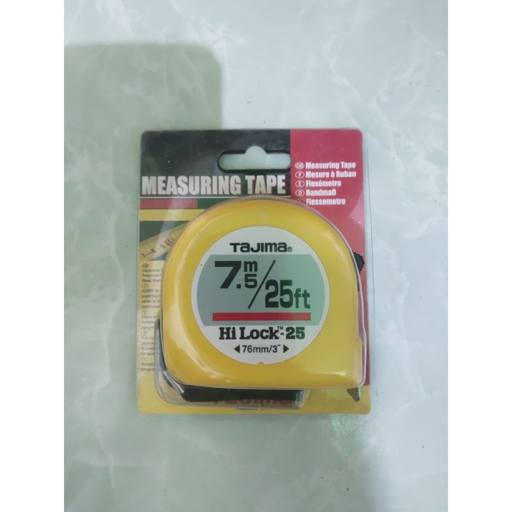 meteran tajima 7,5meter