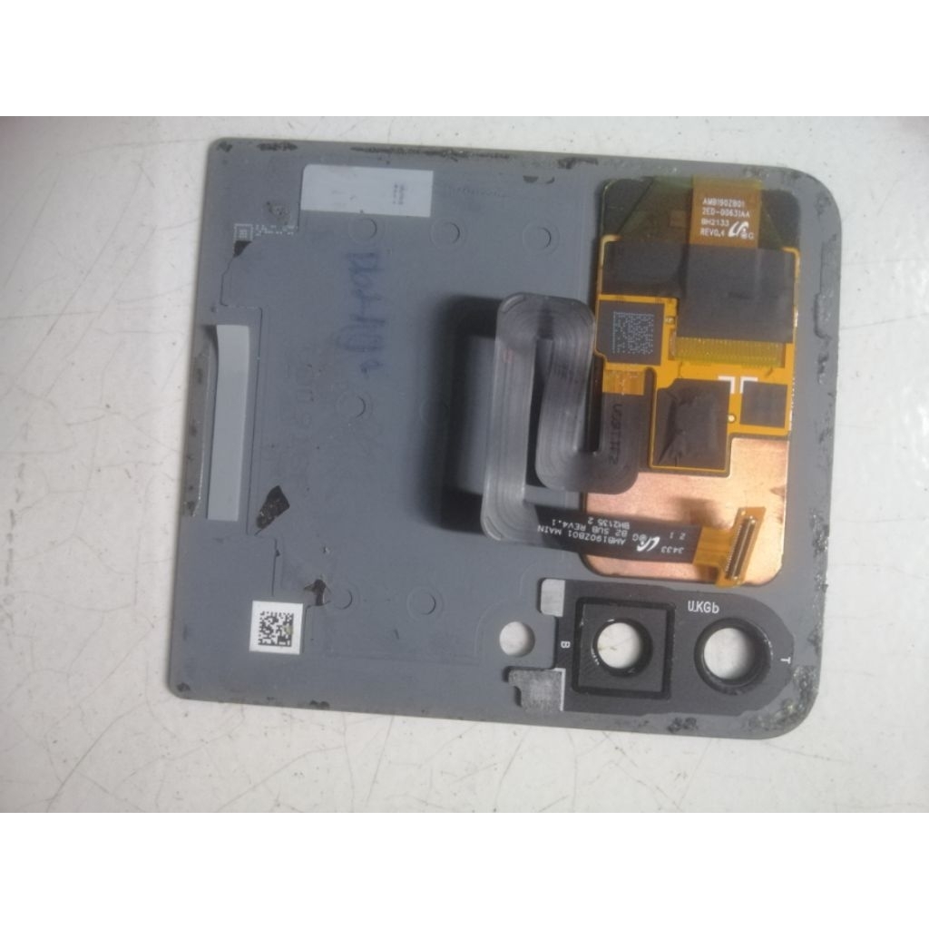 lcd luar Samsung z flip 3 ori copotan