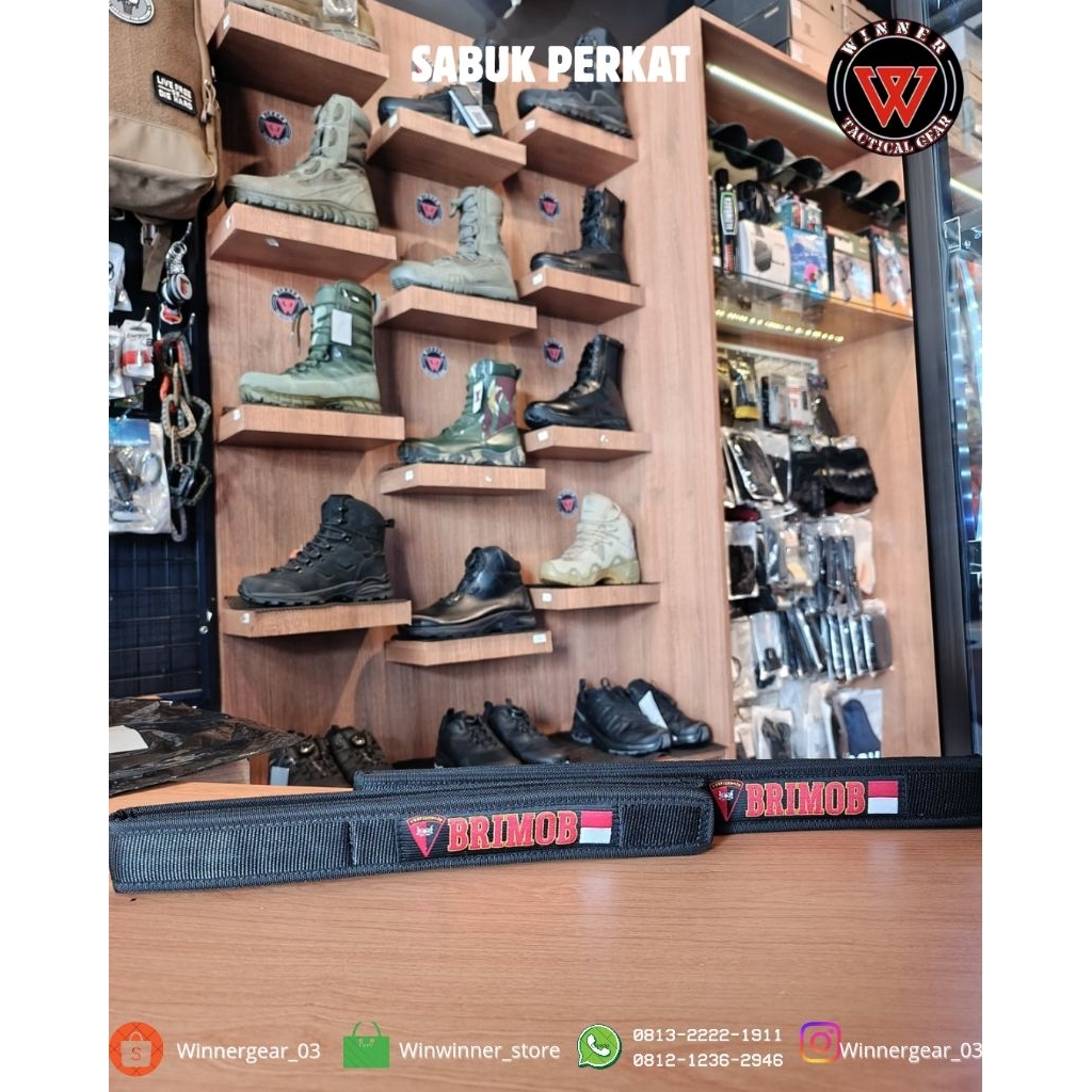 sabuk perkat polri brimob