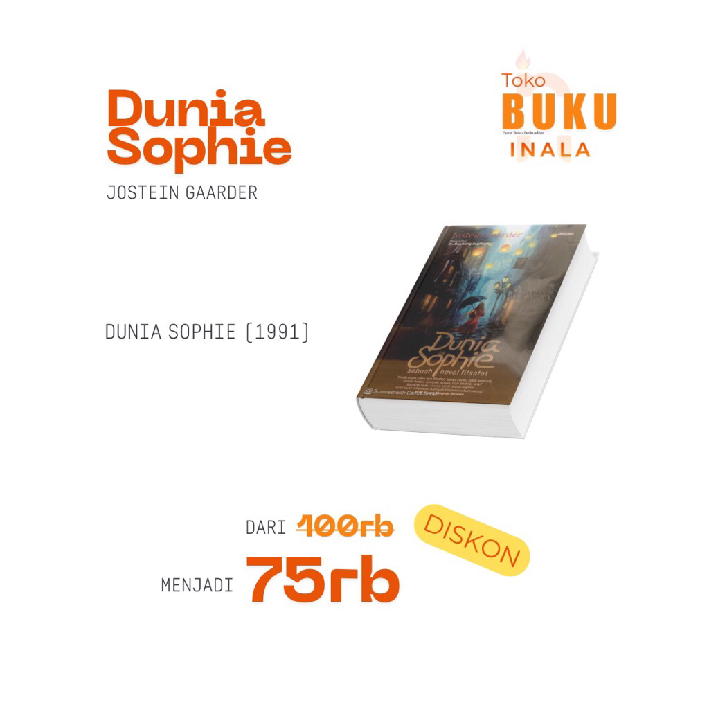 Buku Dunia Sophie karya Jostein Gaarder