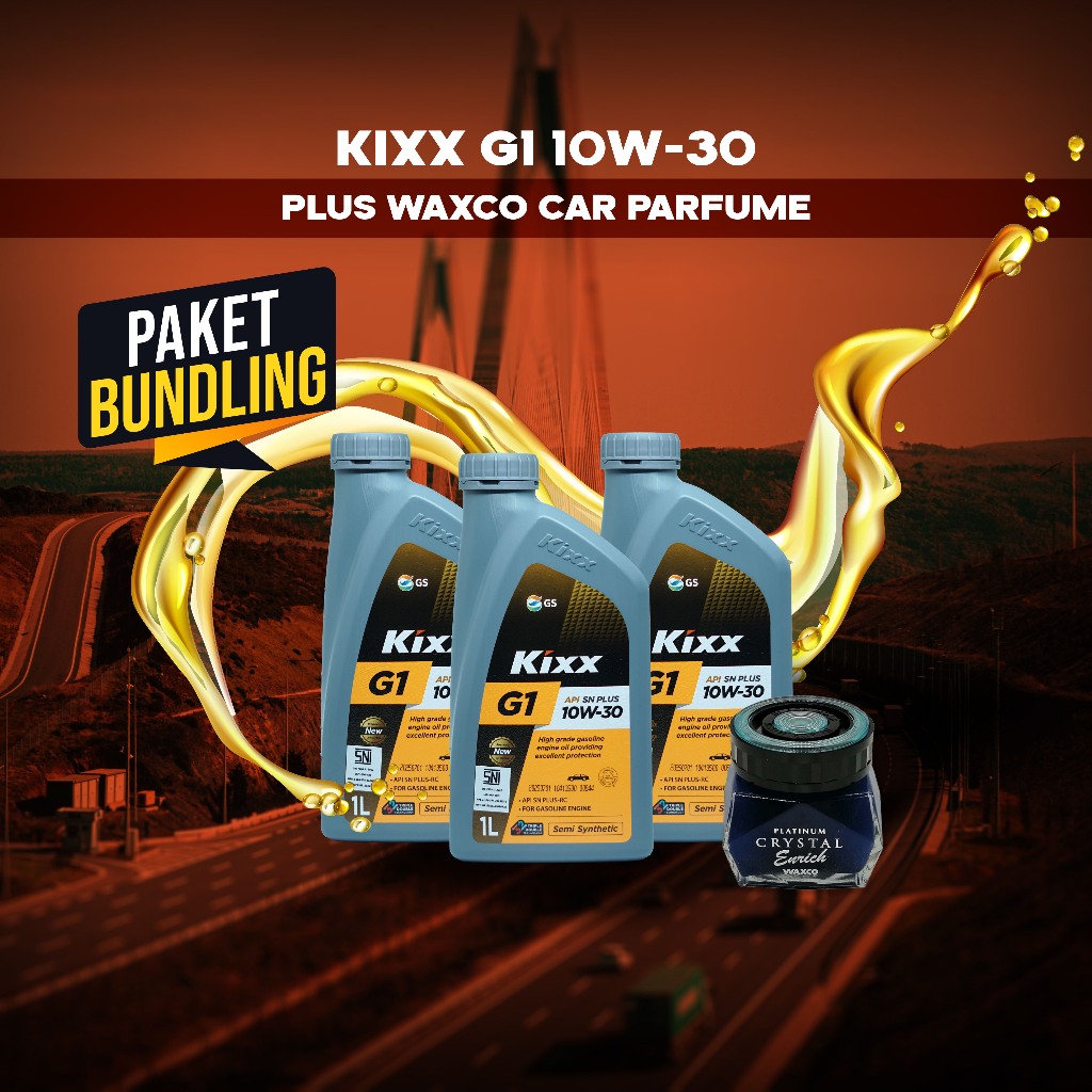 KIXX G1 10W-30 3Liter + Waxco Parfume Mobil