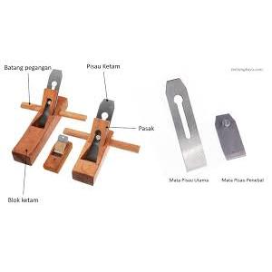 Alat Serut Kayu Manual / Ketam /Lapis Mata serut /Mata Serut