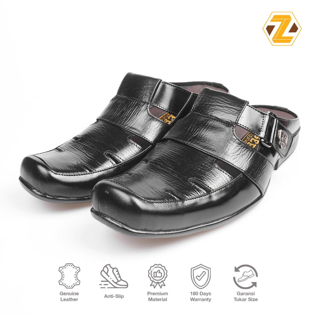 ZEGER Sepatu Selop kulit Pria - BP 406