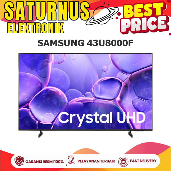 SAMSUNG 43U8000F SMART TV UHD 4K U8000F 43U8000 UA43U8000F UA43U8000FKXXD ( Bukan 43DU7000 )