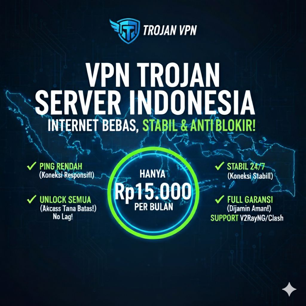Akun VPN Trojan server Indonesia