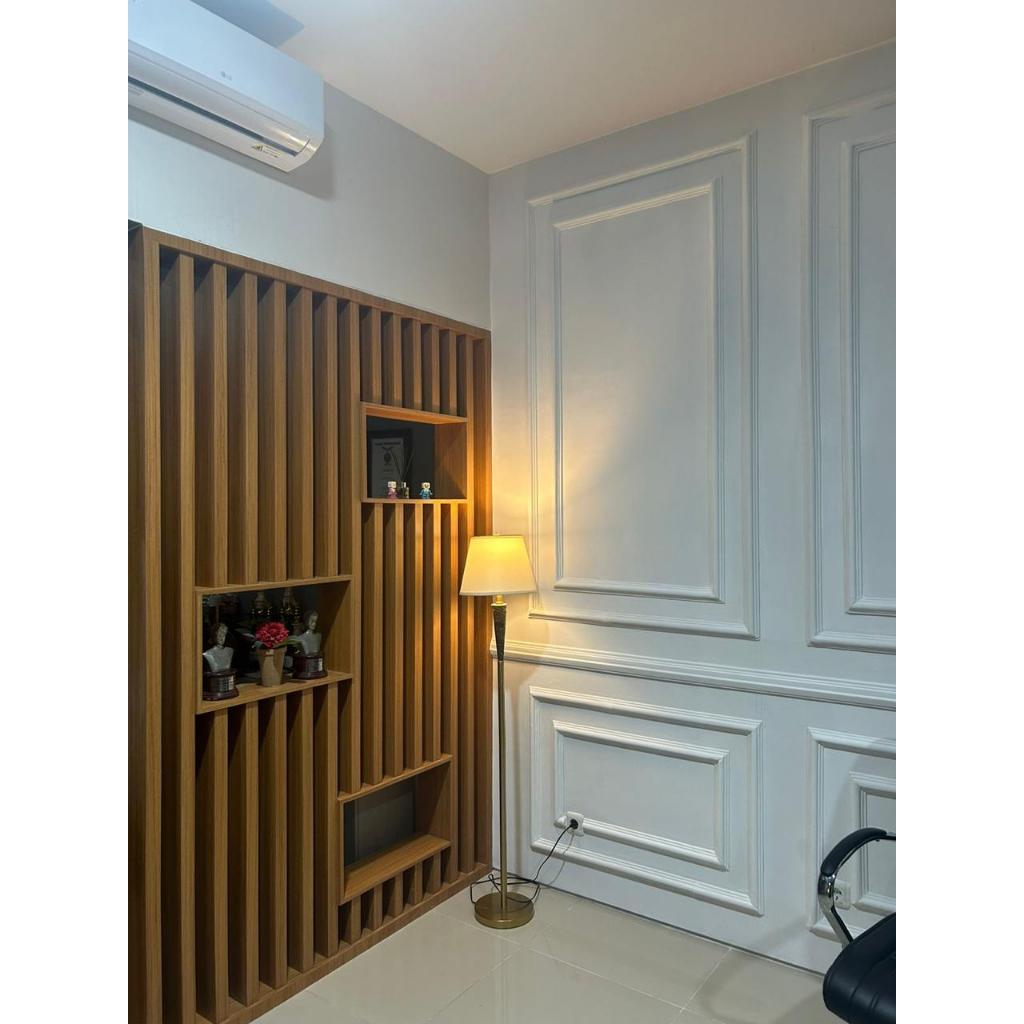 Partisi Penyekat Ruangan Minimalis Modern 2 Sisi Custom