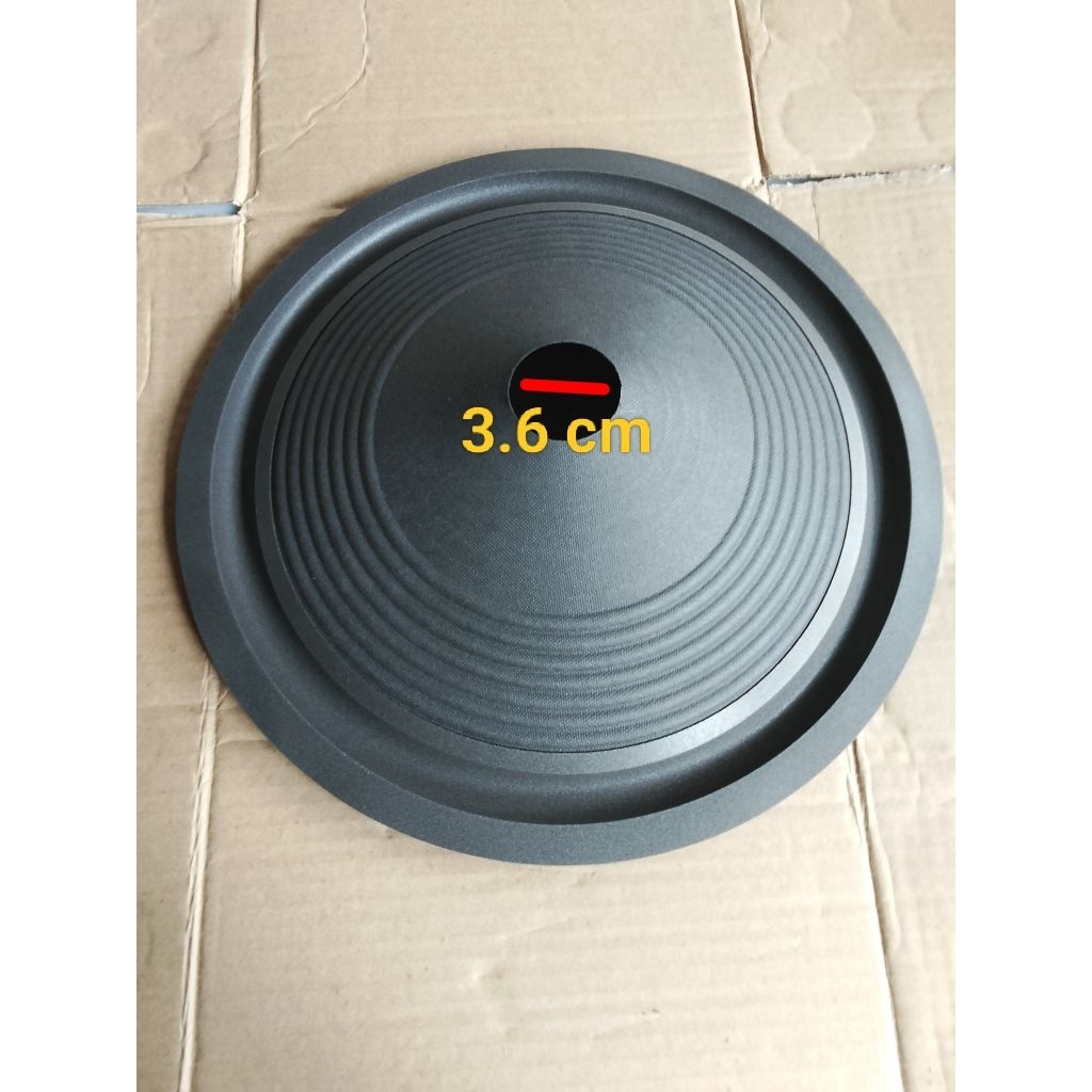 Daun speker 12 inch wooffer lobang spol 3,6 cm
