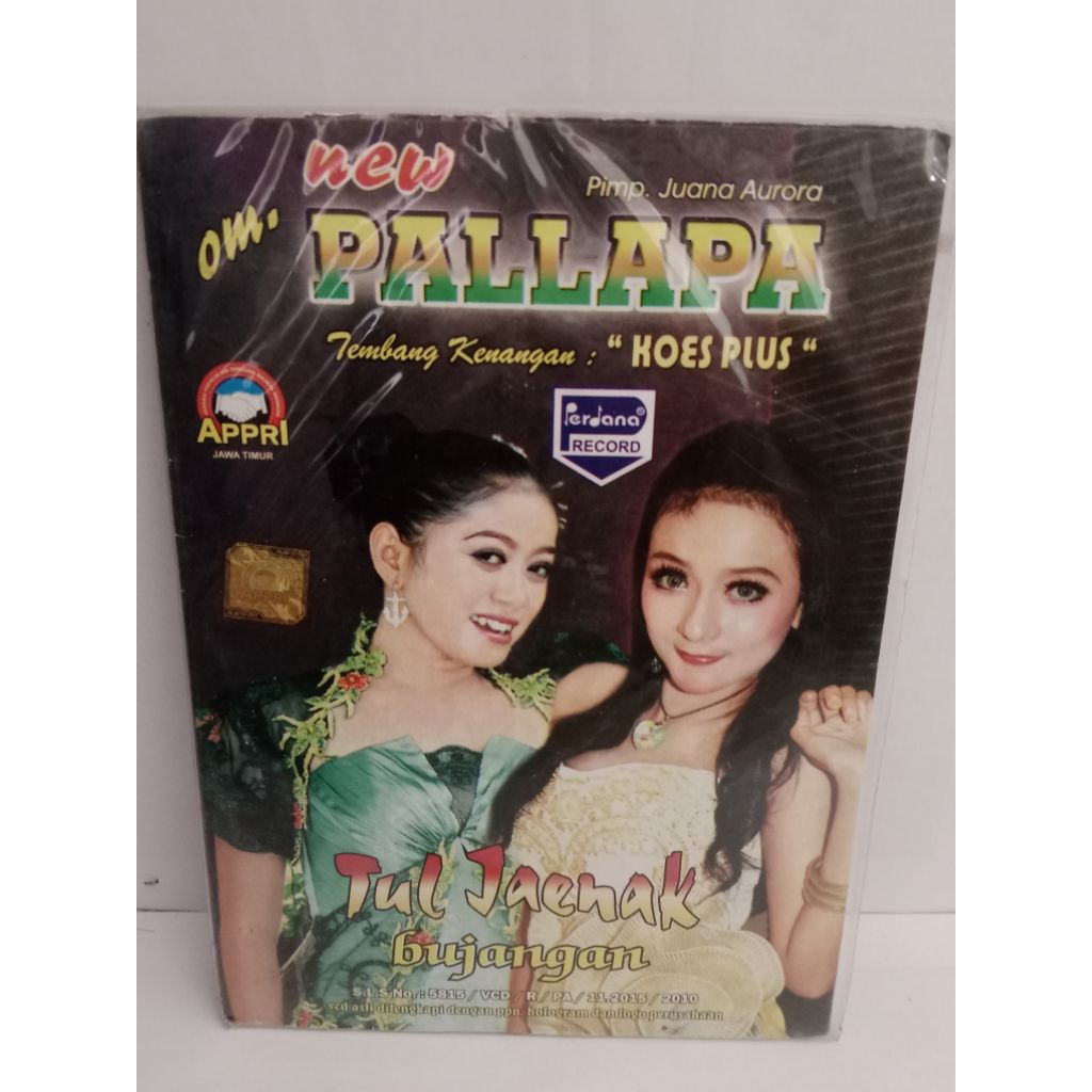 VCD Dangdut New Pallapa Tembang Kenangan Koes Plus Tul Jaenak