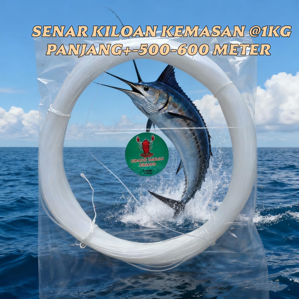 Senar Pancing Kiloan / Senar Layangan Berbagai Ukuran 1,1mm MURAH GROSIR / kg