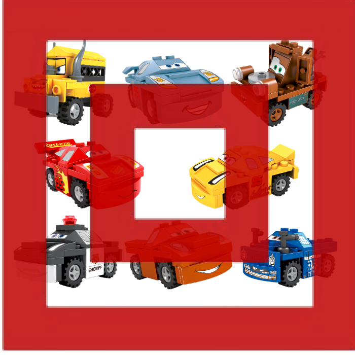 Disney Cars Lightning McQueen Mater Fritter Action Figure Mini