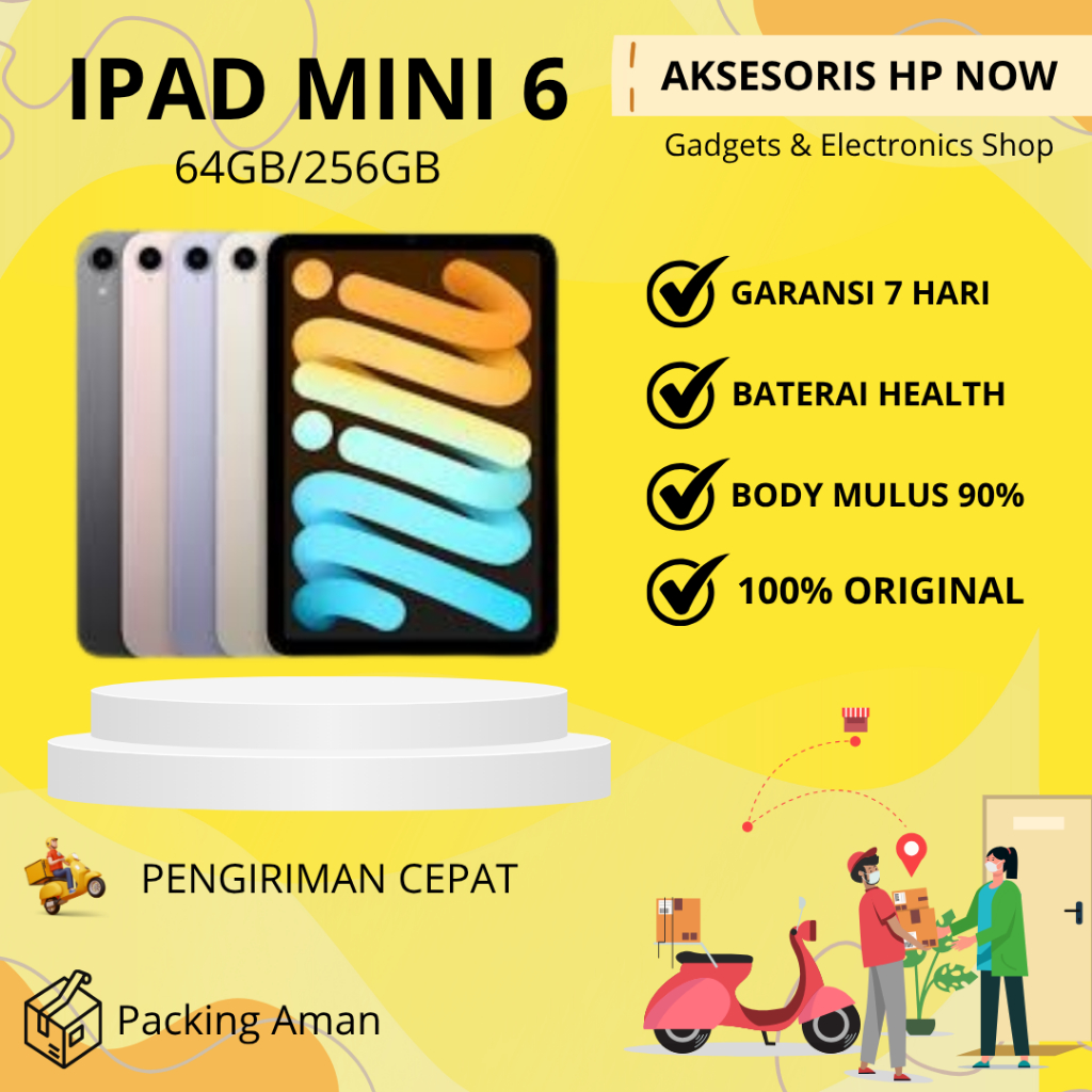 iPad Mini 6 64GB Wifi Only Second Original | AHN
